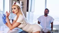 Redare Deeper with Naughty Nurse Kenzie: BJ lui blondă, călărie, squirting și multe altele!